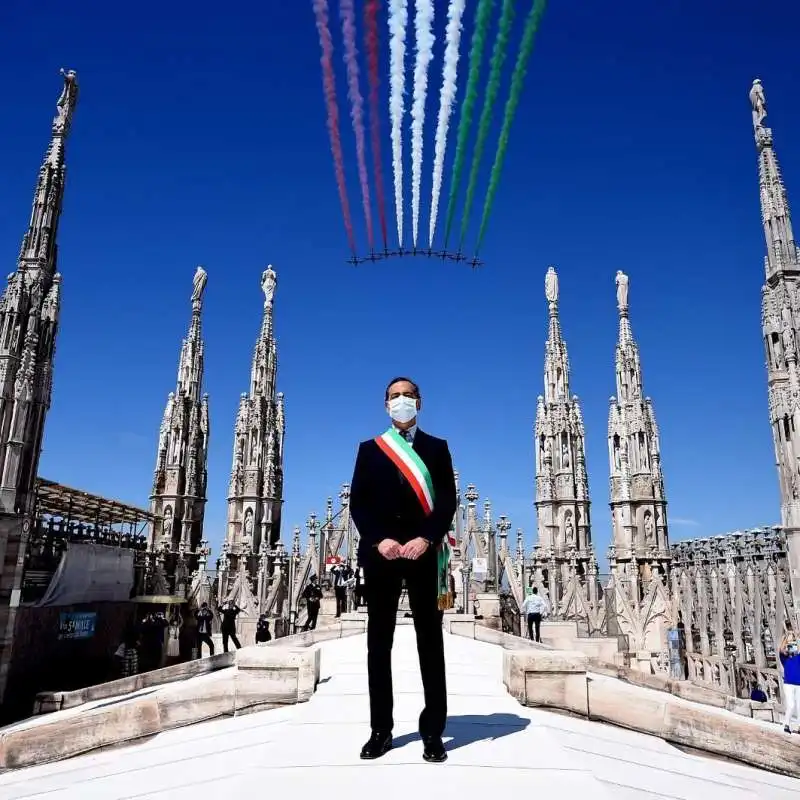 beppe sala e le frecce tricolori