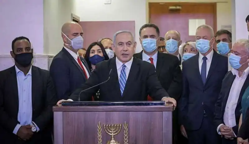 bibi netanyahu a processo 1