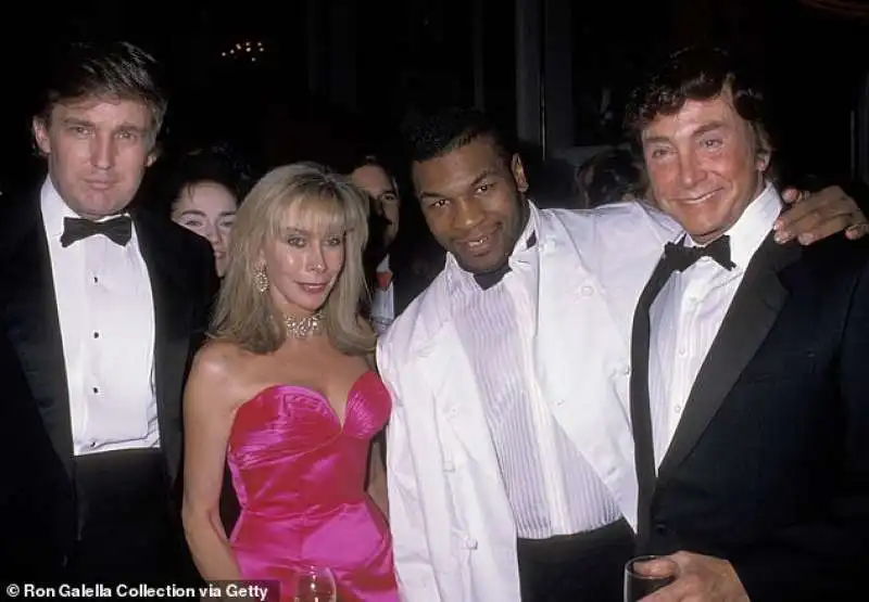 donald trump, kathy keeton guccione, mike tyson e bob guccione