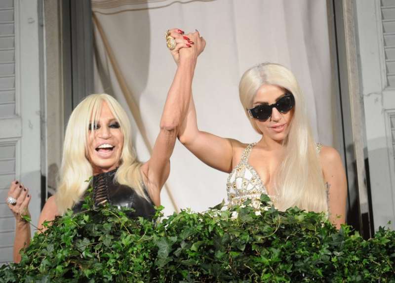 donatella versace lady gaga