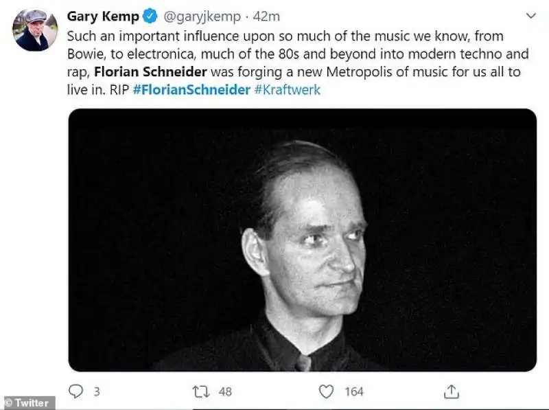 gary kemp ricorda florian schneider