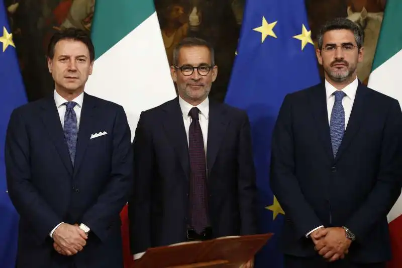 giuseppe conte gian paolo manzella riccardo fraccaro