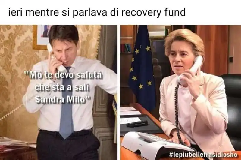 GIUSEPPE CONTE URSULA VON DER LEYEN 