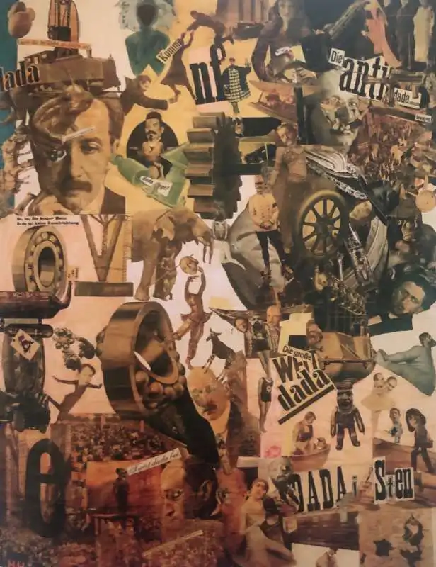 hannah hoch  collage di satira sociale realizzato nel 1919