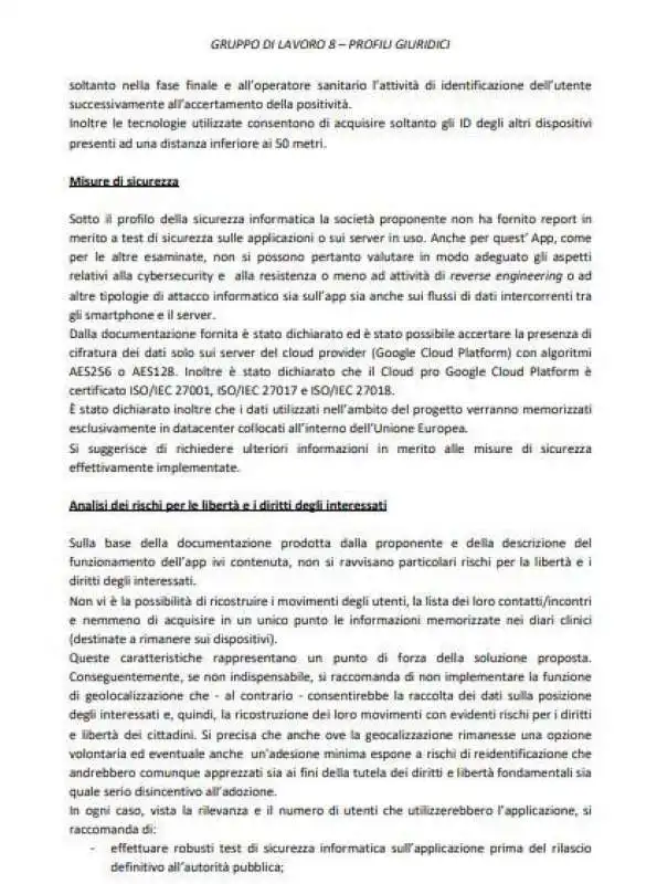 il documento della task force su immuni 3