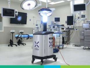 Il robot per la sanificazione Xenex Light Strike