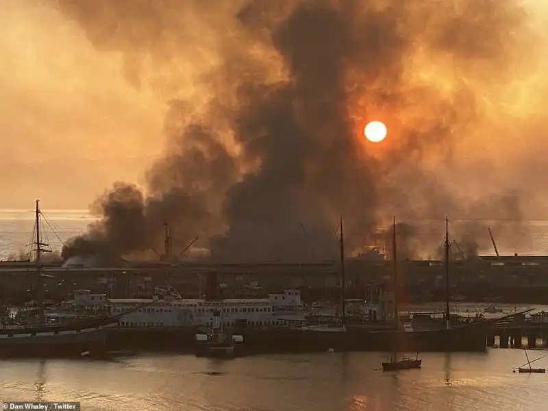 incendio al fisherman's wharf