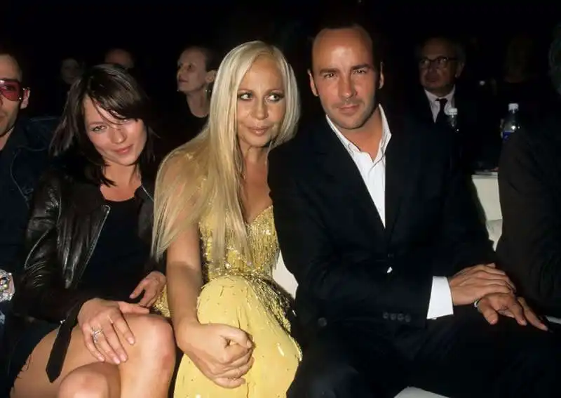 kate moss donatella versace tom ford nel 1999