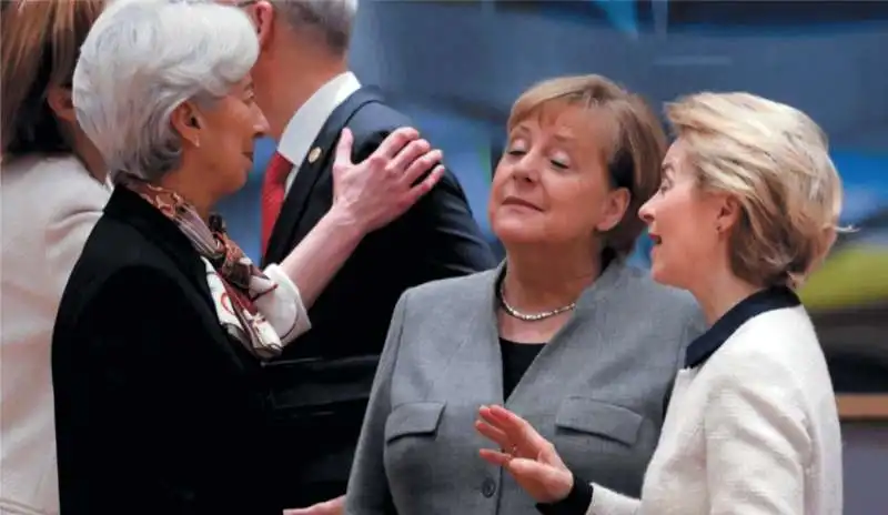 LAGARDE - MERKEL - VON DER LEYEN