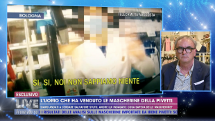 lele mora e le mascherine della pivetti live non e' la d urso 9