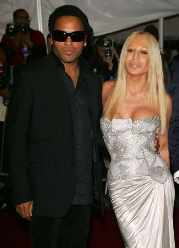 lenny kravitz donatella versace