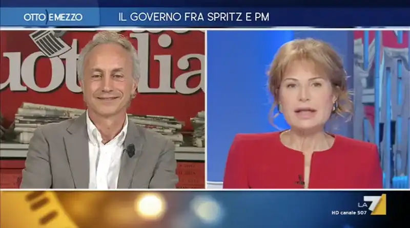 MARCO TRAVAGLIO PARLA DEL CASO PALAMARA A OTTO E MEZZO 1