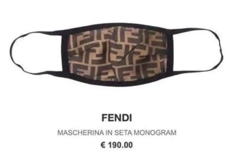 mascherina fendi