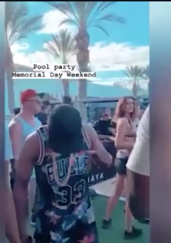 mayweather pool party