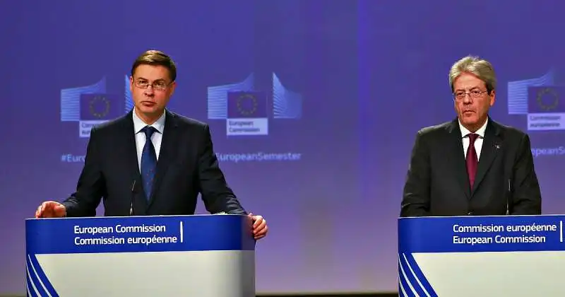 PAOLO GENTILONI VALDIS DOMBROVSKIS