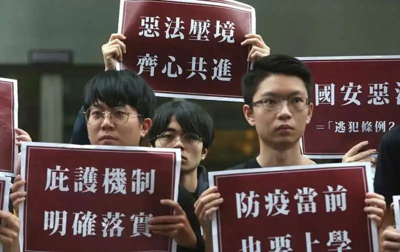 proteste a hong kong per la legge sulla sicurezza nazionale 1