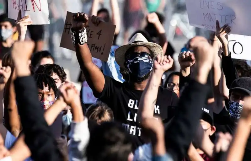 proteste a los angeles per george floyd 6