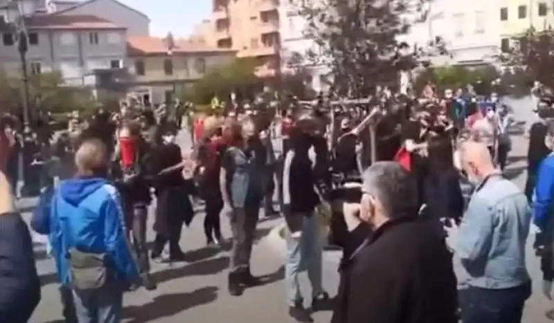 TRIESTE - MANIFESTAZIONE DURANTE IL PRIMO MAGGIO