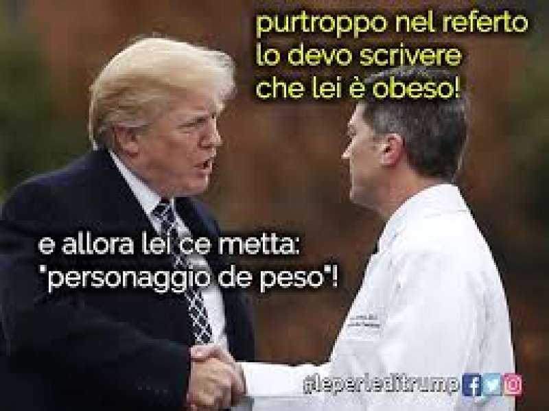 Trump obeso