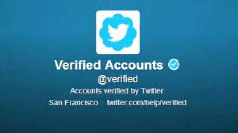 ACCOUNT VERIFICATI TWITTER