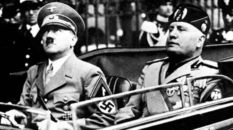 adolf hitler e benito mussolini