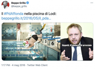 BEPPE GRILLO SU SIMONE UGGETTI