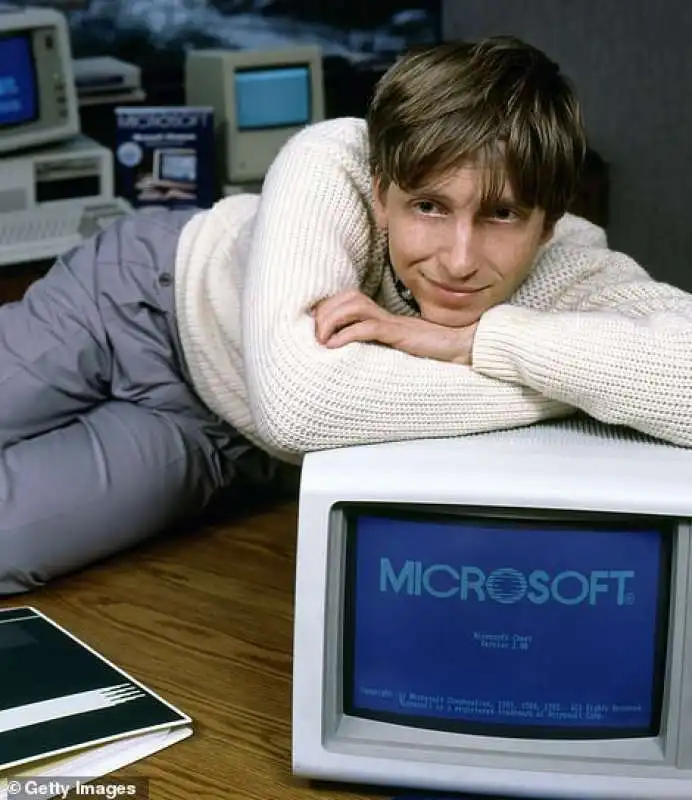 bill gates da giovane 