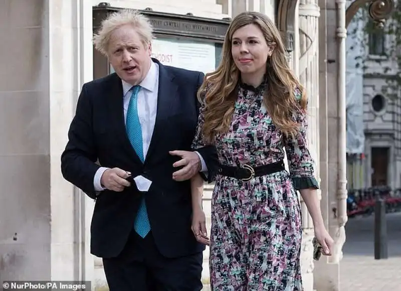 Boris Johnson e Carrie Symonds