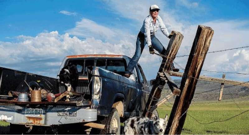 Caitlyn Taussig nel ranch di Kremmling, Colorado, gestito da sole donne