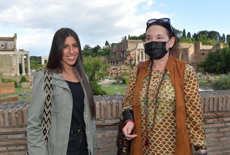 caterina mancinelli scotti con la madre benedetta lignani marchesani foto di bacco