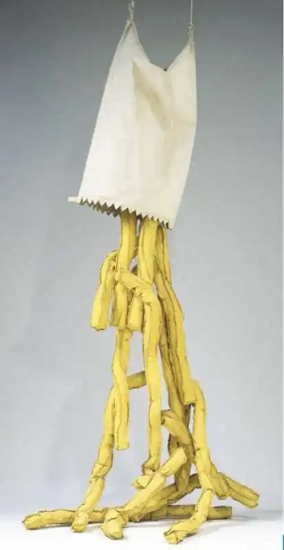 claes oldenburg, shoestring potatoes spilling from a bag