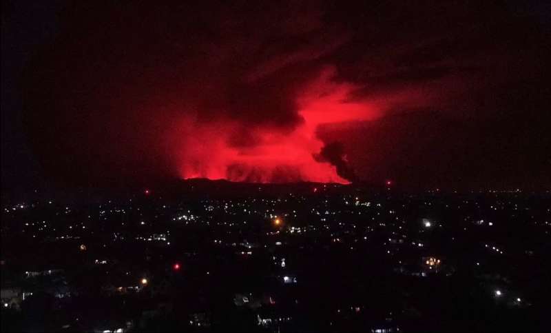 eruzione vulcano nyiragongo congo7