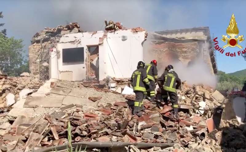 esplosione abitazione greve in chianti 1