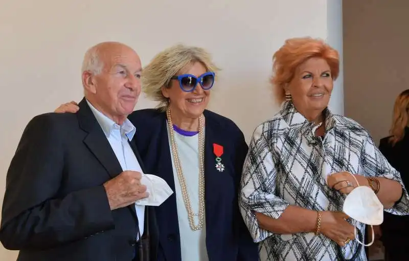 fausto bertinotti  alda fendi  lella bertinotti  foto di bacco