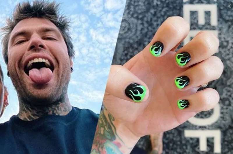 fedez sponsorizza lo smalto