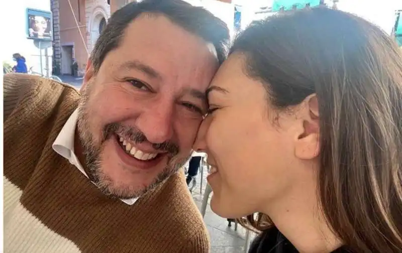 FRANCESCA VERDINI E MATTEO SALVINI