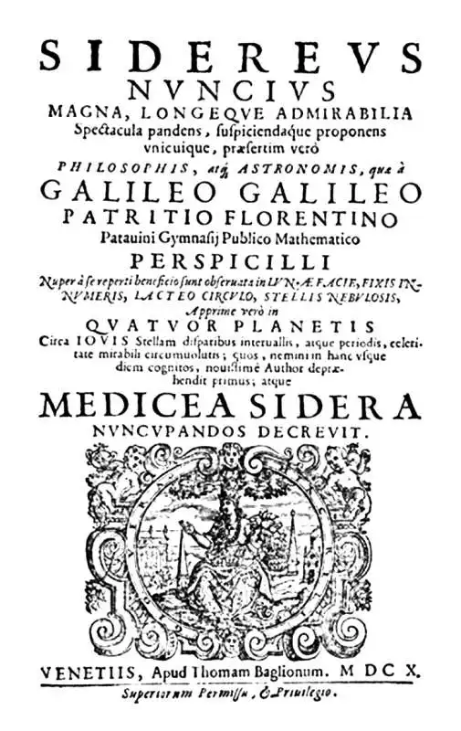 GALILEO GALILEI - Sidereus nuncius