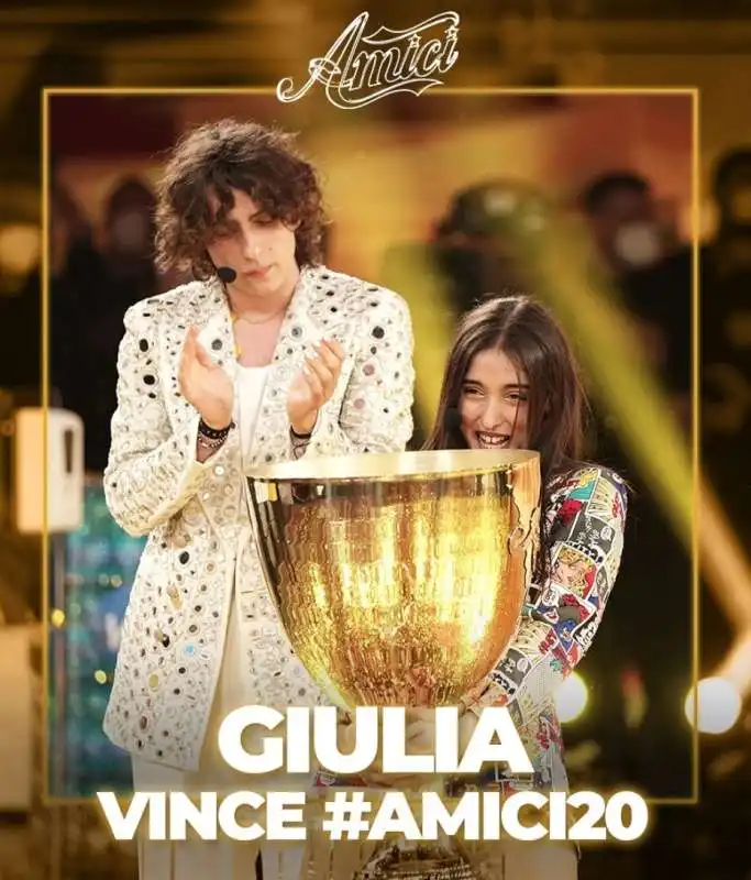 giulia stabile vince amici 20 copia