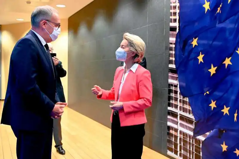 guy parmelin con ursula von der leyen