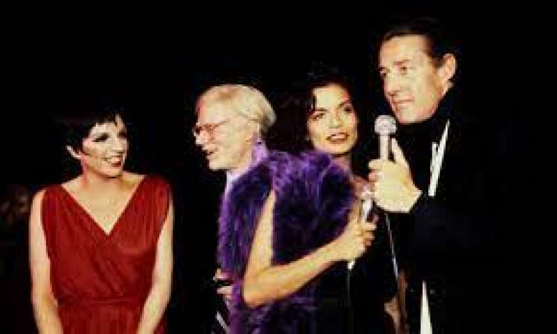 Halston e bianca jagger andy warhol liza