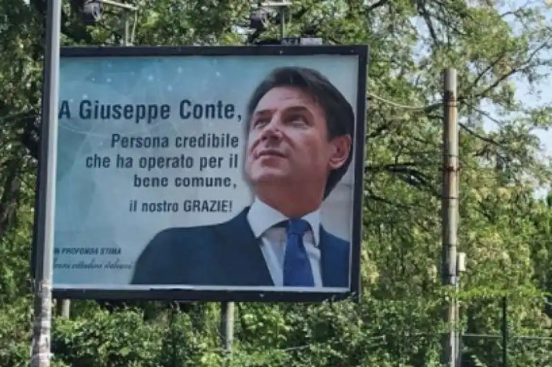 i manifesti di giuseppe conte 2