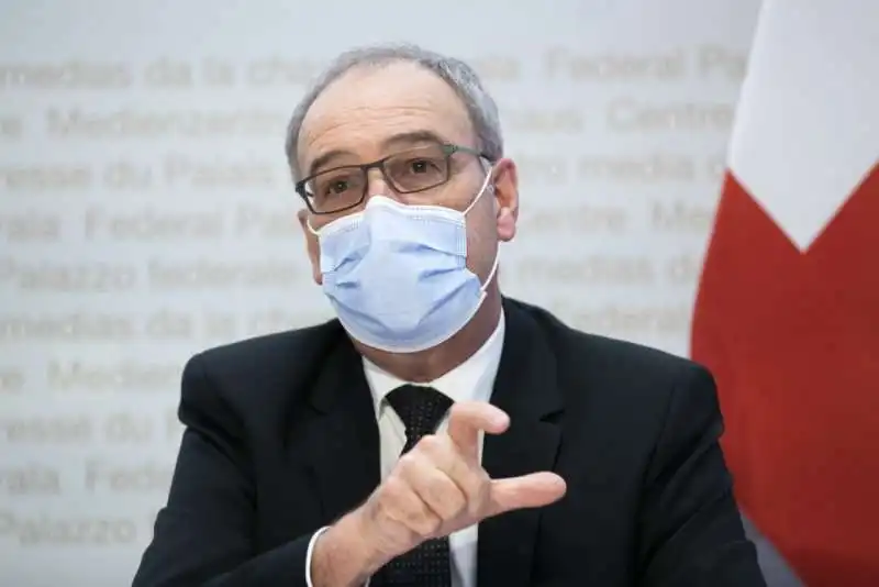 il presidente svizzero guy parmelin