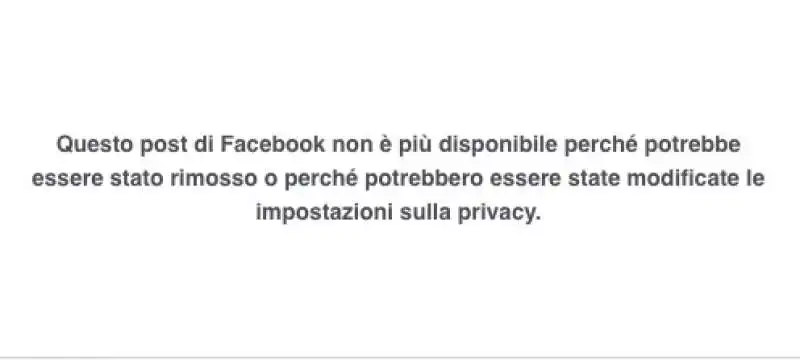 IL SERVIZIO DELLE IENE SUI VOLI DI STATO DELLA CASELLATI RIMOSSO DA FACEBOOK