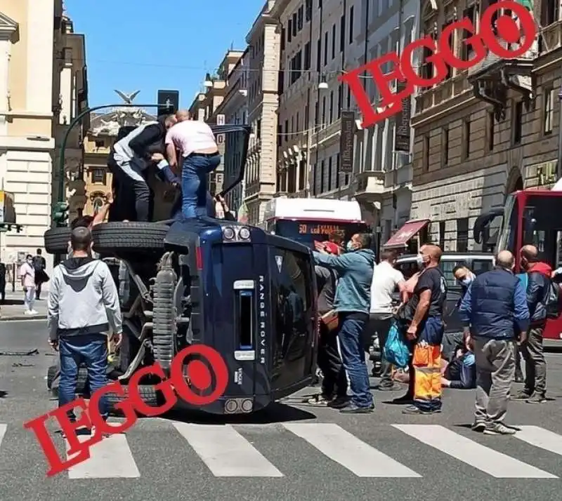 incidente stradale a roma 6