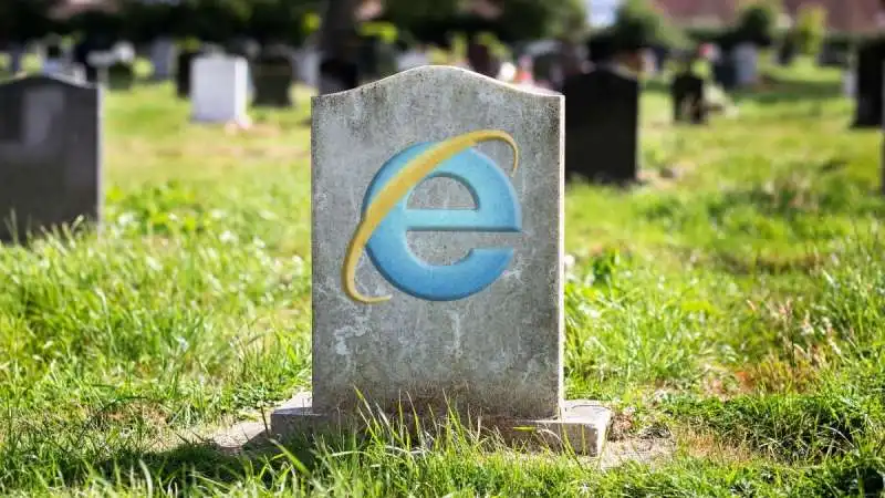 internet explorer morte