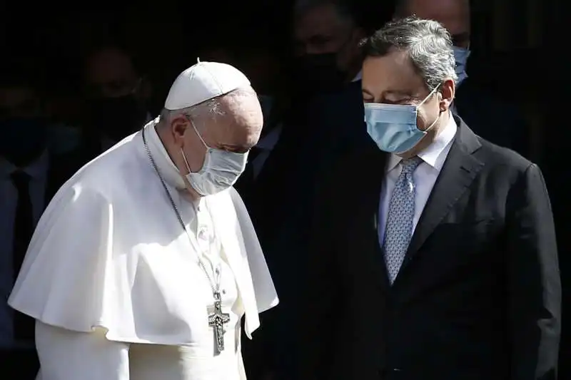 JOSE MARIA BERGOGLIO MARIO DRAGHI