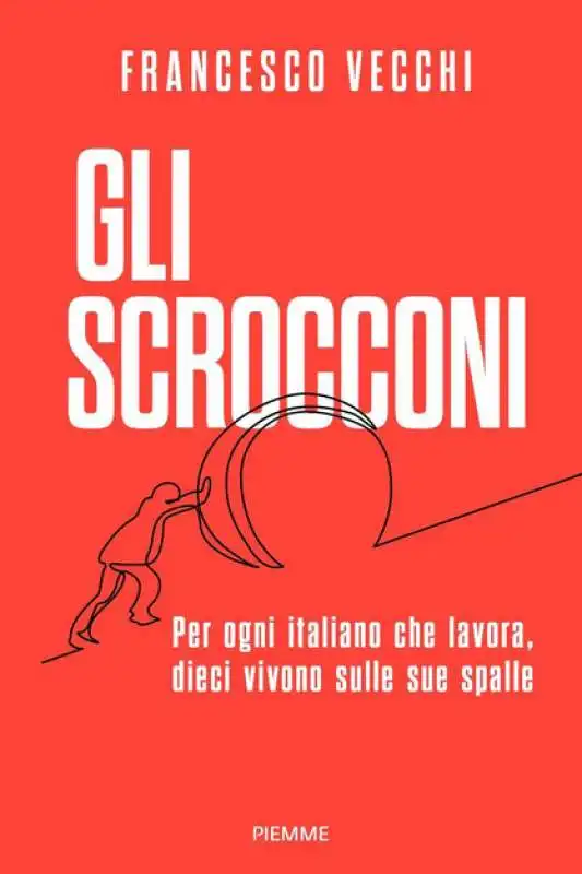 La copertina de Gli scrocconi di Francesco Vecchi