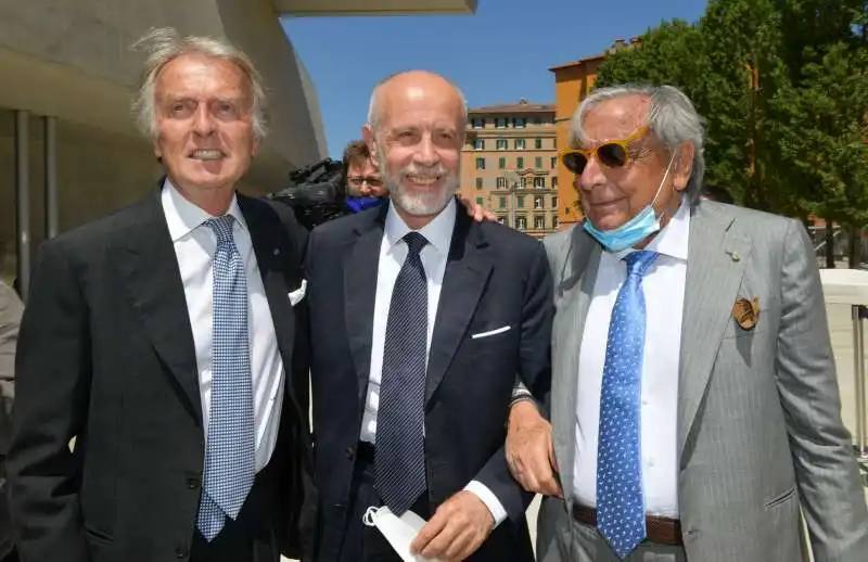 luca cordero di montezemolo  maurizio petta  giovanni petta  foto di bacco