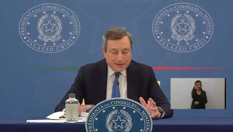 MARIO DRAGHI PRESENTA IL DECRETO SOSTEGNI BIS