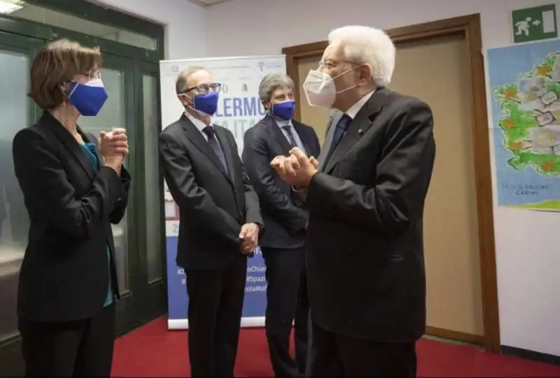 marta cartabia sergio mattarella   aula bunker ucciardone   cerimonia anniversario strage capaci